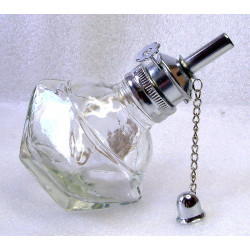 Lampe à alcool inclinable.