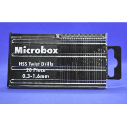 Lot de forêts HSS 0.3 à 1.6mm.