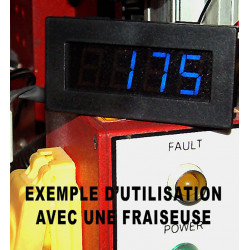 Afficheur tachymètre 4 digits.