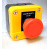 Bouton d'arrêt d'urgence.