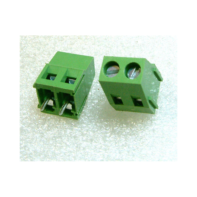 Lot de 2 borniers de connexion.