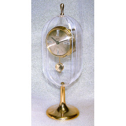Pendule pied tulipe Seventies.