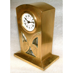 Pendule papillon en laiton