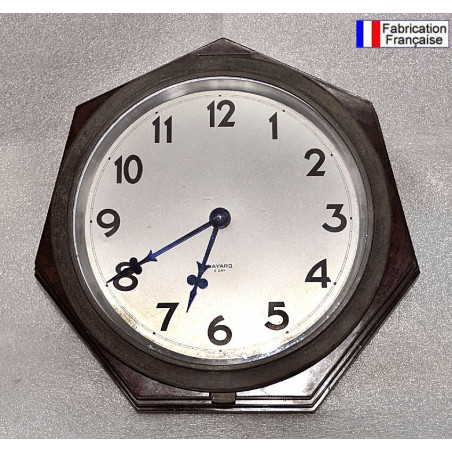 Pendule 8 jours Bayard bakélite