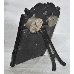 Pendule de gare en ébène