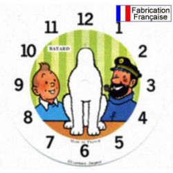 Cadran Bayard animé Tintin Milou