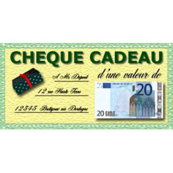Chèque cadeau 20€