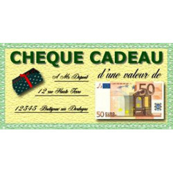 Chèque cadeau 50€