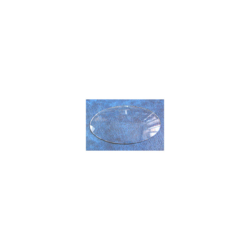 Verre de forme No.13 81x52mm bombé ovale pour réveils DEP