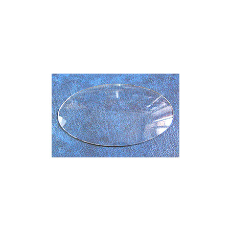 Verre de forme No.13 81x52mm bombé ovale pour réveils DEP