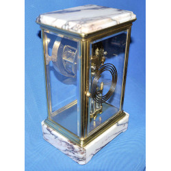 Pendule 4 glaces signée Venot Frères à balancier mercure.