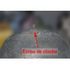 Ecrou de cloche pour horloge Comtoise.