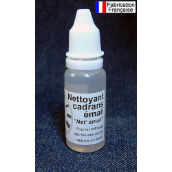 Produit de nettoyage des cadrans en émail.