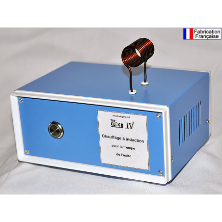 Chauffage à induction pour la trempe de l'acier.