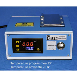 Plaque chauffante programmable.