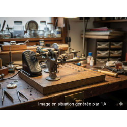 Tour d'horloger 8mm révisé sur socle.