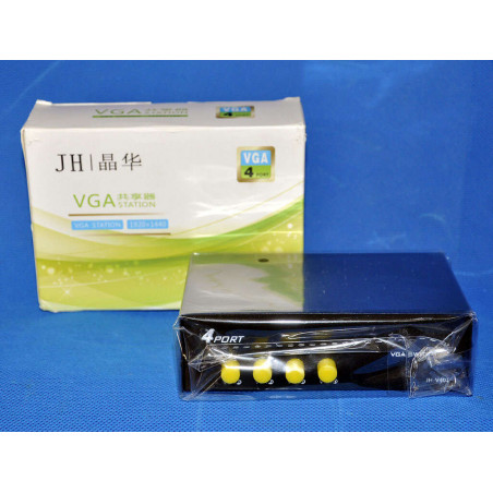 Commutateur 4 PC vers 1 écran VGA