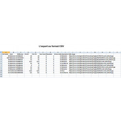 Module Prestashop v8.x Export catégories CSV DOC HTML PDF