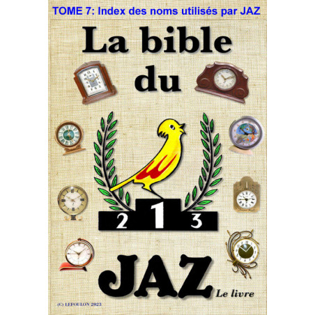 Bible du JAZ Tome 7 Index des noms