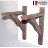 Potence en bois pour Comtoise.