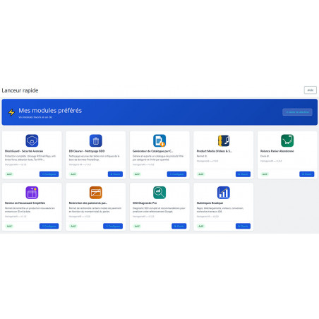 plugin Lanceur de modules