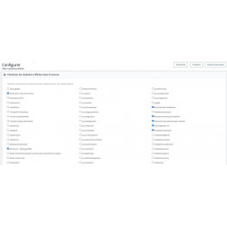plugin Lanceur de modules (configuration)