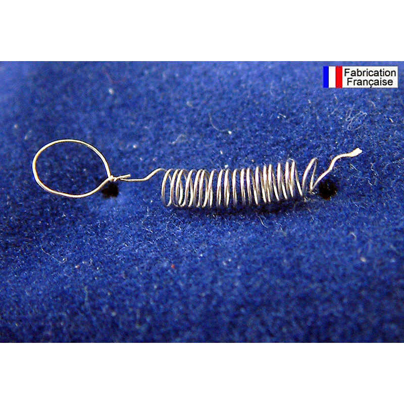 Ressort en argent pour contacteur pendule Bulle-Clock