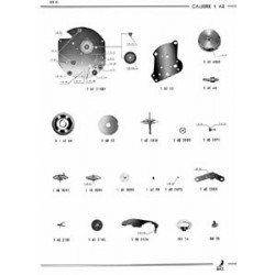 Photocopie A4 de l'éclaté du calibre AF
