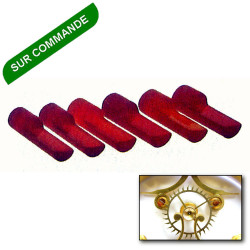 Palette d'ancre en rubis pour mouvement de Paris.
