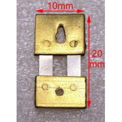 Suspension pour pendule Morez (tableau Comtois, oeil de boeuf).