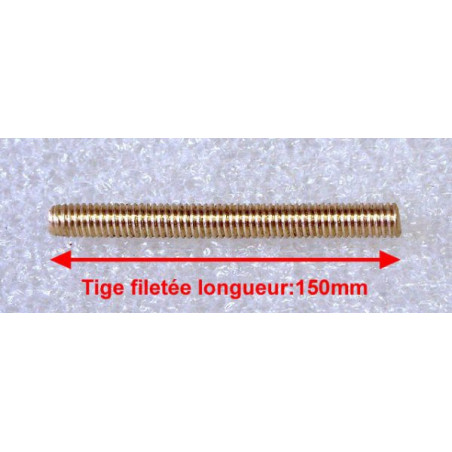 Tige filetée laiton pour usinage et fabrication de pièces.