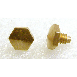 Vis enjoliveur hexagonale diamètre 5mm.