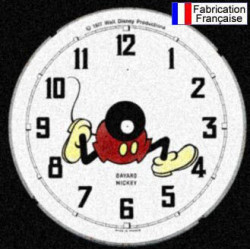 Cadran de remplacement pour réveil Bayard animé Mickey No.2