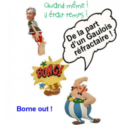 Les caricatures de Macron dit Macronet le petit roi des Français. No.27 Borne out!