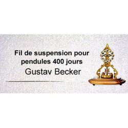 Fil de suspension pour pendule 400 jours Gustav Becker
