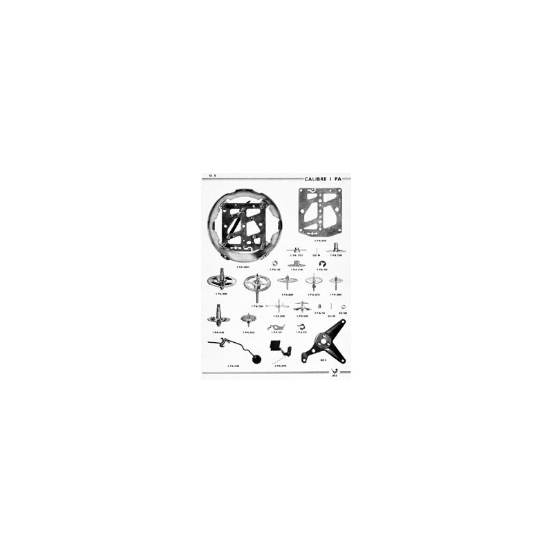 Ressort Pour Réveil JAZ Peter PA - Dimensions : Ht 6 Mm, ép 0.36mm, Lot De 50 Pièces | Neuf